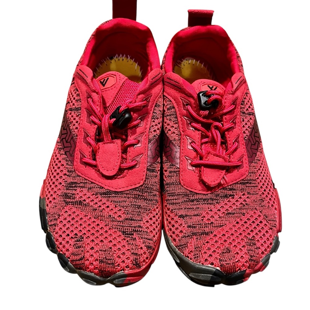 Vibram Women’s Red Black Trail Running Minimal Shoes Size US 6.5 37